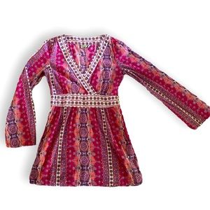 Athleta Coverup Women’s Medium Pink Purple Dress